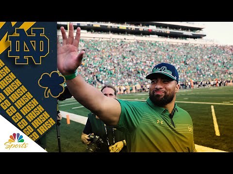 Notre Dame Fighting Irish's Manti Te'o addresses team on championship hopes | NBC Sports