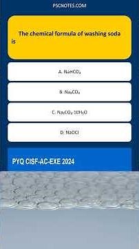 The chemical formula of washing soda is