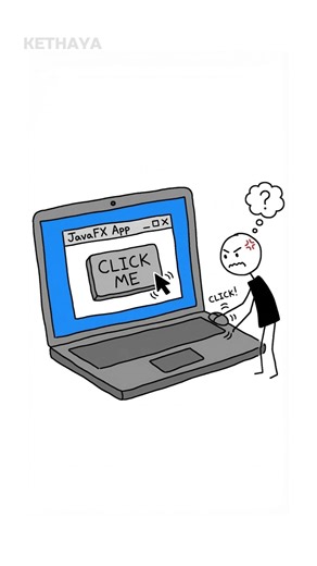 Why Your JavaFX Button Does Nothing 😅 #shorts