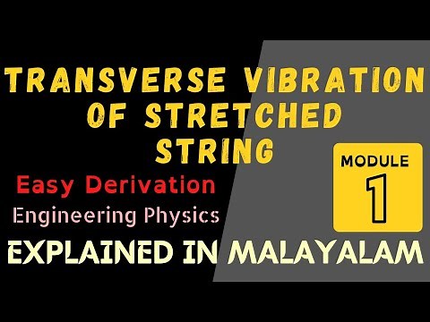 Transverse Vibration of Stretched String | Oscillations and Waves | Engineering Physics |Target KTU