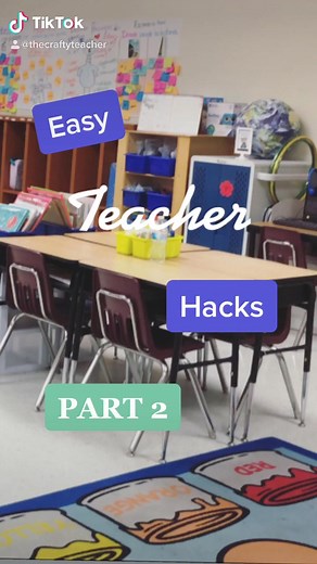 Teacher Hacks Pt.2 ✂️ #summerproject #tiktoktaughtme #teacherhacks #glue #fyp #craftyteacher #foryoupage #setitup
