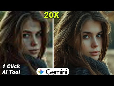 convert low resolution photo to high resolution photo by using google Ai Gemini