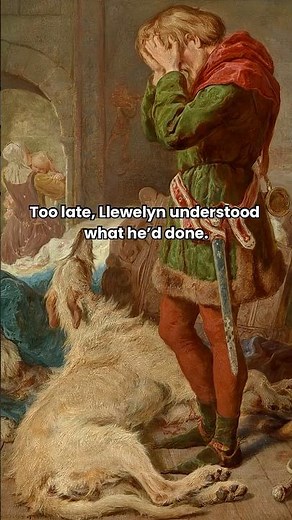 The Tragic Legend of Gelert.#art #painting #shorts #history #arthistory