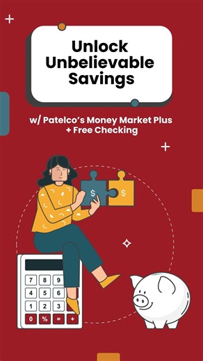 Unlock even more savings from one of the highest rates around. Combine Patelco’s high-yield Money Market Plus and Free Checking to unlock an even higher rate. Visit patelco.org/moneymarketplus to learn more. | Patelco Credit Union