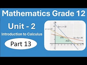13. Grade12 Maths Unit 2 (part 13)| Equation of Tangents and Normal line| New curriculum| Afan Oromo