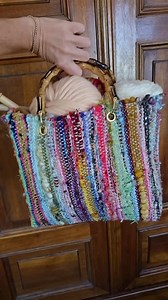 PROJECT BAG, Handbag, Tote, Handwoven, Handspun Yarn, One of a Kind - Etsy