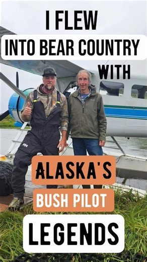 FLYING into BEAR COUNTRY with Kodiak's bush pilot legends. #wildlife #bear #nature #alaska