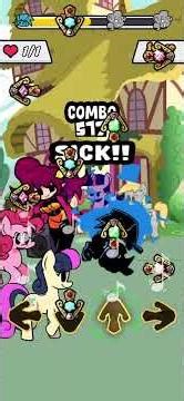Funking is magic Vs Pinkie Pie MOBILE. FUN song. #beatbattle #fnf #fnfmod