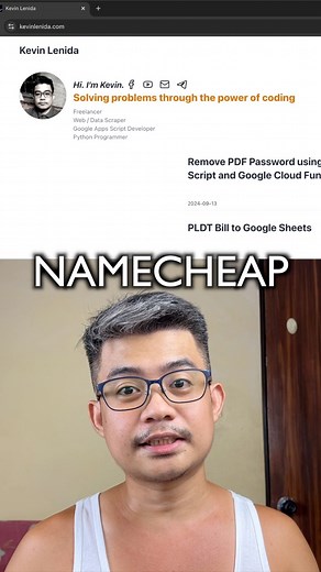 146K views · 3.1K reactions | Bili tayo ng domain name para sa website #coding #web #webdev #builder #creator #freelancer #virtualassistant #va #exceltips #GoogleSheets | Kevin Lenida | Facebook