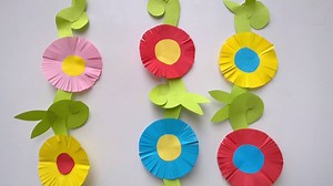 2M views · 4.9K reactions | Paper Flower Garland...