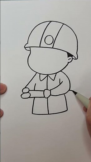 Easy Firefighter Drawing Tutorial for Kids