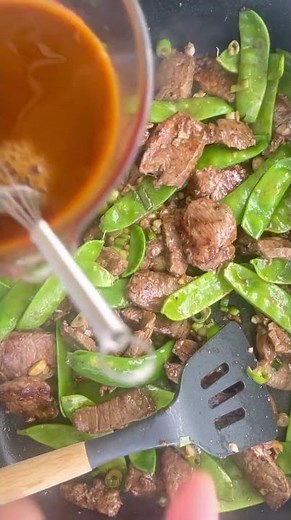 Beef & Snow Pea Stir Fry