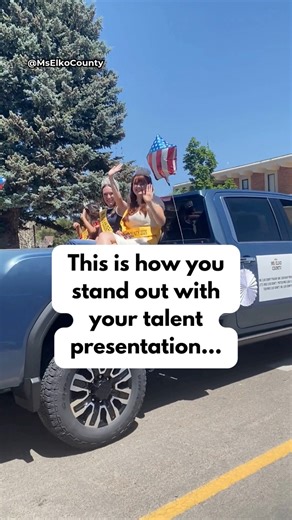 Don’t be afraid to be yourself. These tips will help you stand out with your pageant talent presentation. ✨ The Little, Preteen, Teen Miss, and Ms. Elko County Pageant is for girls and women to showcase their skills and talents on stage, and open doors to more opportunities. 🌟 Apply now to be a delegate in the 2026 pageant this June in Elko, Nevada. Email us at RBSLegacies@gmail.com or submit the interest form https://rb.gy/v12b5d 🔗 Parade vehicle from Riverton Elko GM Superstore #wellsnevada 