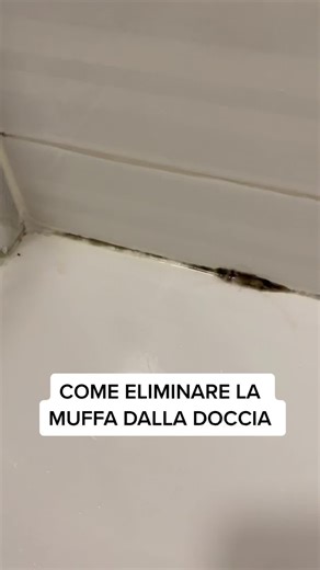 Come eliminare la muffa dalla doccia facilmente