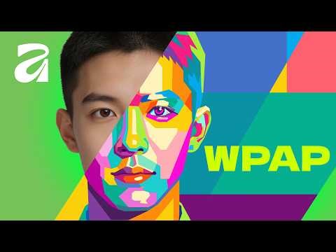 Creating WPAP Effect (Wedha's Pop Art Portrait) using Affinity - 70s popart - Bold geometric shapes