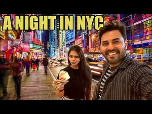 A NIGHT IN NEW YORK | INDIANS IN AMERICA | HALAL GUYS VLOG