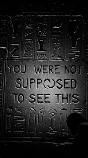 ANCIENT EGYPT LEFT A MESSAGE FOR YOU 👁️😨 #ancientegypt #history #shorts