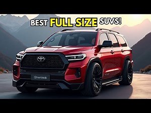 Top 5 FULL SIZE SUVs of 2025 You Can Trust for Years! : Consumer Reports !