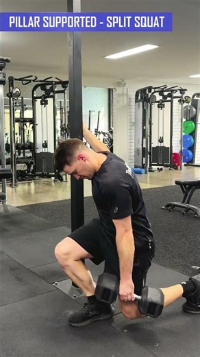 Pillar Supported - Split Squat