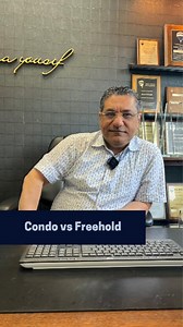 2.9K views · 25 reactions |   What is the difference between a Condo and a Freehold ownership?  Check this video to learn about these differences and the ideal choice for you. #RealEstateOntario #RealtorLife #Mississauga #Oakville #Burlington #Milton #Toronto #ListingAgent #BuyerAgent #condo #freehold #alaayousif | Alaa Yousif | Facebook