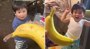 Meet The Real-Life Minion: Watch This Little Boy Lose It Over Bananas!