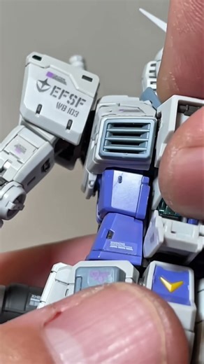 プレバン限定RG 1/144 G-3ガンダムVer.2.0コクピットハッチの開閉ギミックです。#ガンダム#G-3ガンダム#ガンプラ