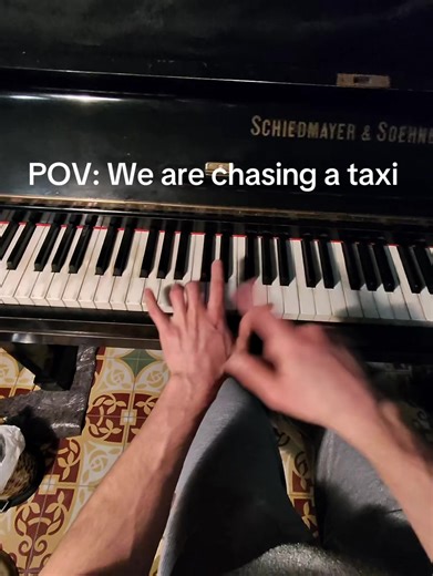 Pursuing a Taxi: A Piano Cover of Sherlock Holmes Theme