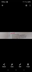 Describe Bill Sikes.What do you know about Nancy?What did Nan... | Filo