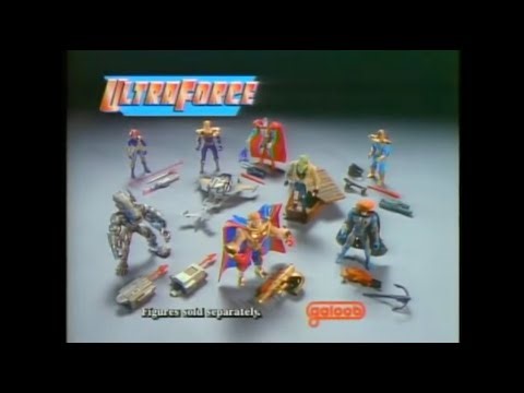 1995 Galoob Ultraforce Action Figures Toy Commercial.