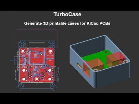 TurboCase - Generate 3D printable cases for KiCad PCBs
