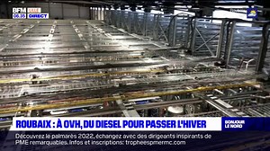 Le géant de l'informatique OVH passe au diesel cet hiver à Roubaix, une décision prise pour éviter les risques de pertes de données informatiques en cas de coupure de courant | BFM Grand Lille