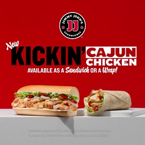 Jimmy John’s New Kickin' Cajun Chicken. Order now & kick your lunch up a notch! | Jimmy John's