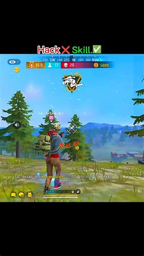 Subhakar Pandey on Instagram: "Ye Hack nahi Skill hai re baba👁️‍🗨️🤣 #freefire #gaming #trendingreels #trending #viral"