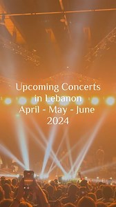Upcoming concerts in Lebanon April - May - June 2024 🙌 - @saadlamjarred1 at @obeirut - @cyrilkamar at Casino du Liban on May 11 - @dieudonnee00 at Casino du Liban on May 10 - Cindrella on Ice at Casino du Liban on May 3,4,5 and 6 - Chris de Burgh at Casino du Liban on June 21 and 22 - @salimassaf at Casino du Liban on May 22 - @mel7emzein @ziadbourji at Casino du Liban on April 13 #beiruting #concerts #beirut #lebanon | Beiruting.com