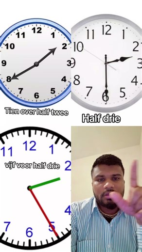 “How to tell time in Dutch”#learndutch #nt2