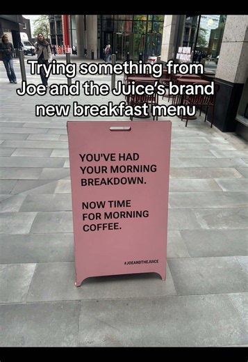 @JOE & THE JUICE thanks for the free breakfast!! I honestly do like that there are now more breakfast options there besides yogurt and açai #joeandthejuice #breakfast #new #london #free