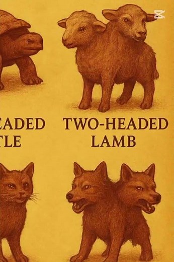 "Strange and Rare Double-Headed Animals"