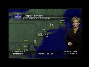 February 5, 2001 - The Weather Channel - Winter Weather Report - 9:30PM