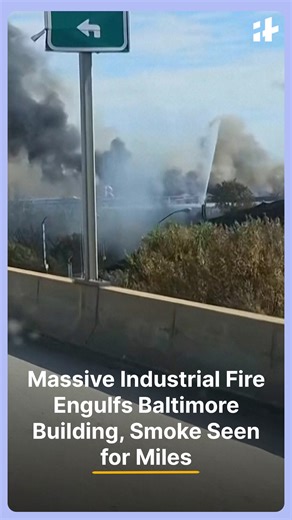 4.4K views | A massive fire broke out at an industrial building in Baltimore, sending plumes of smoke visible for miles. Emergency services rushed to the scene as firefighters battled the blaze to prevent further damage. No casualties have been reported so far, and investigations into the cause are underway. #emergency #fire #baltimore #industrialfire #breakingnews #smoke #firefighters #disaster #usanews #livenews | Indiatimes | Facebook