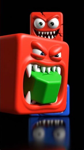 Endless Horror Loop 😱 Creepy 3D Monster #horrorshorts#3dhorror#horrorloop#monsteranimation#shorts