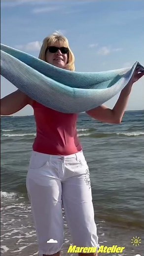 Das allererste GUM GUM Tuch -Neue Strickart-nur rechte Maschen #stricken #strickanleitung #knitting