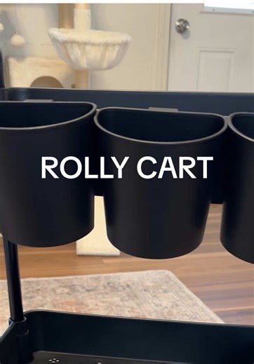 Stylish 3 Tier Rolly Cart for Organizing Essentials