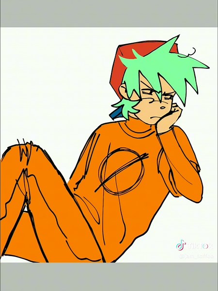 Confused Boyfriend in Friday Night Funkin' Fanart