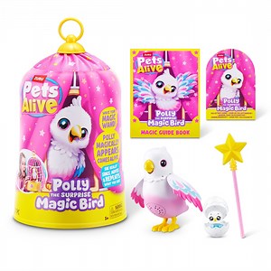 Pets Alive Polly the Magic Bird Electronic Girls Robotic Toy , Interactive Sounds by ZURU