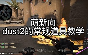 【CSGO萌新向】沙二/炙热沙城II/dust2常规道具烟火闪,新手看这一个就够了！！！