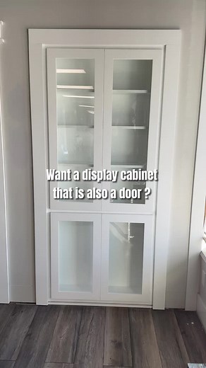 What would you display ? #murphydoor #secretdoor #hiddendoor #displaycabinet #cabinet