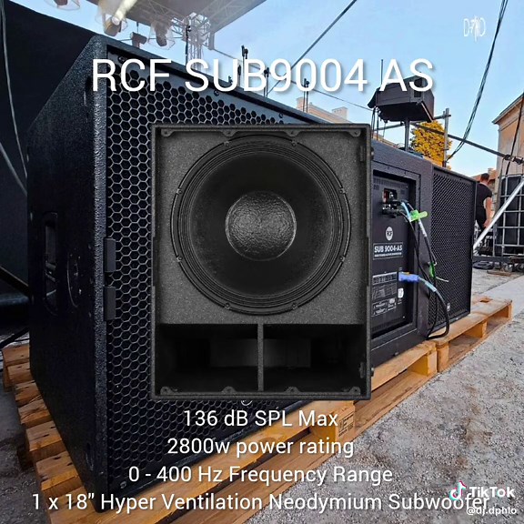 RCF SUB9004-AS Pro Music Equipment DJ DJS