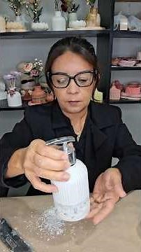 como fiz esse porta sabonete liquido com gesso pedra e resina