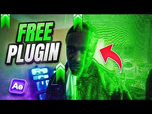 add this REALISTIC CRT effect to YOUR VIDEO (After Effects) **FREE PLUG-IN**