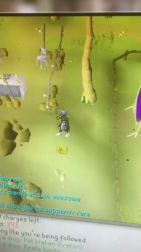 Osrs- 393 Kc kraken pet!!!